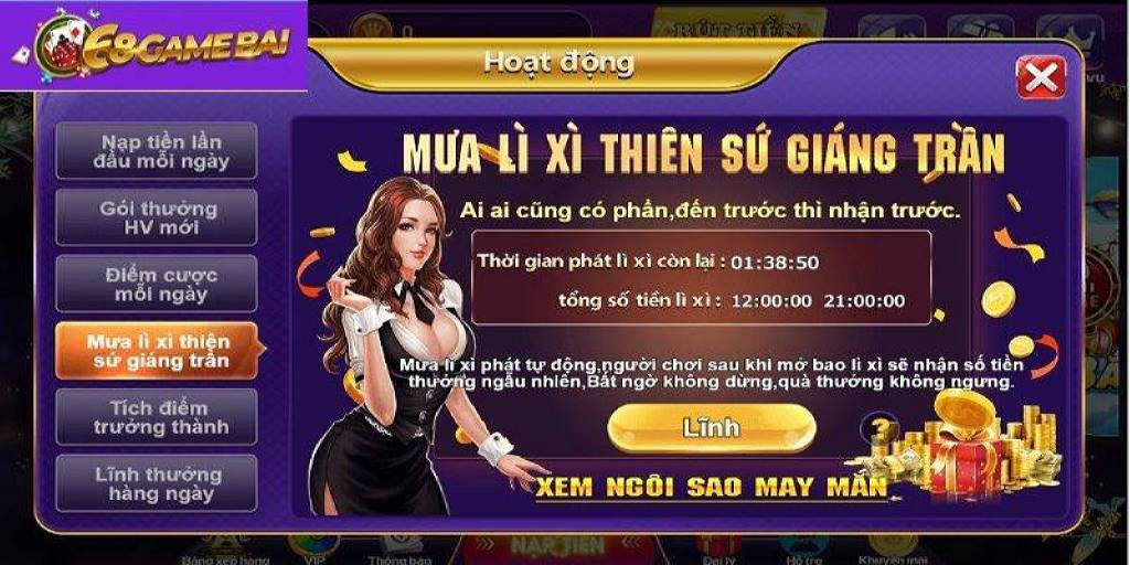 Khuyến mãi cơn mưa lì xì thiên sứ giáng trần cực giá trị